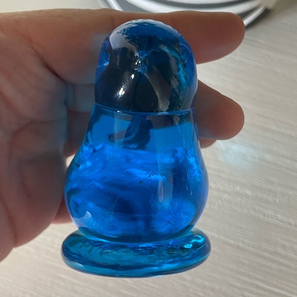 Vintage light blue Bluebird Of Happiness Glass Bird Leo Ward 1992 - Picture 4 of 8